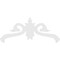 Ekena Millwork Pitch Florence Architectural Grade PVC Gable Pediment, 60"W x 27 1/2"H x 1"P (11/12) GPP060X028X100FLO - alternate 4